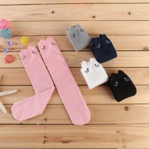 Kawaii Cat Knee High Girls' Socks