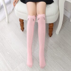 Kawaii Cat Knee High Girls' Socks
