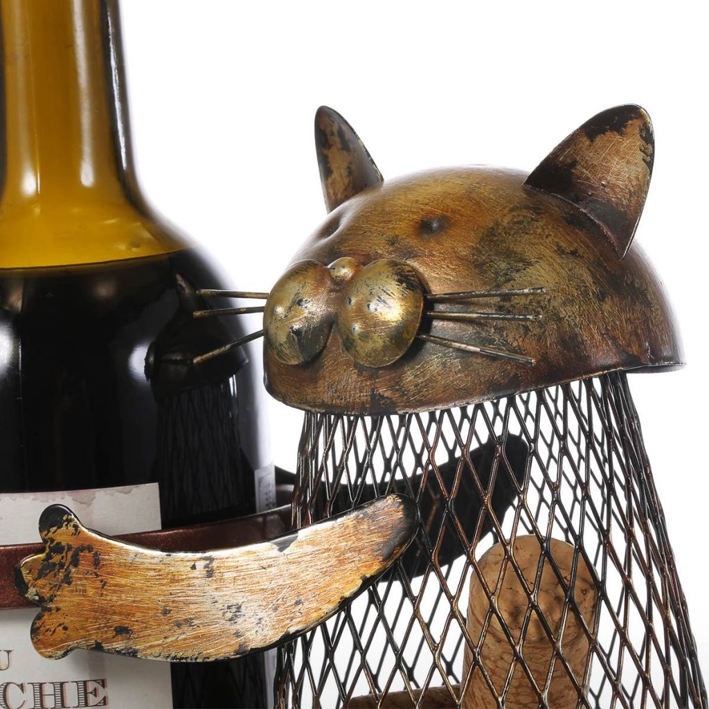 Funky Cat Wine Holder KittyCat Gifts FREE SHIPPING