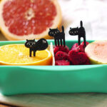 Black Cat Fruit Fork Set