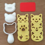 Cute Cat Sushi Nori Rice Mould