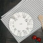 Kitty Cat Ceramic Plates