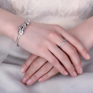 Silver Plated Cat Ear's Ring