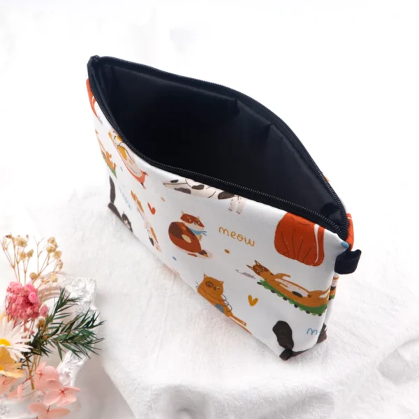 Kitty Cat Cosmetic Bag