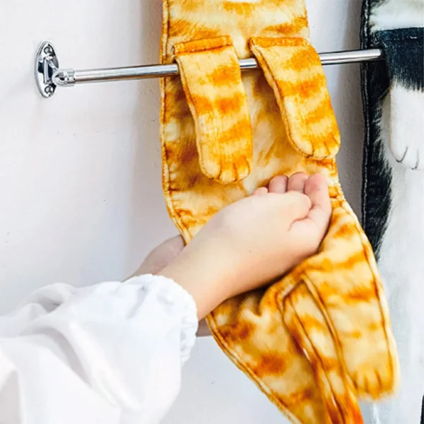 Funny Cat Hand Towels