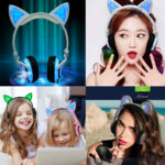 LED Cat Ear Headphones