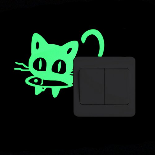 cat decals Glow in the Dark Cat Decals