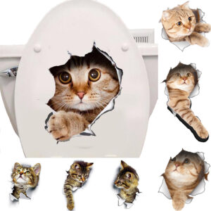 3D KittyCat Stickers