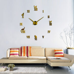 Trendy Cat Wall Clock