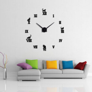 Trendy Cat Wall Clock