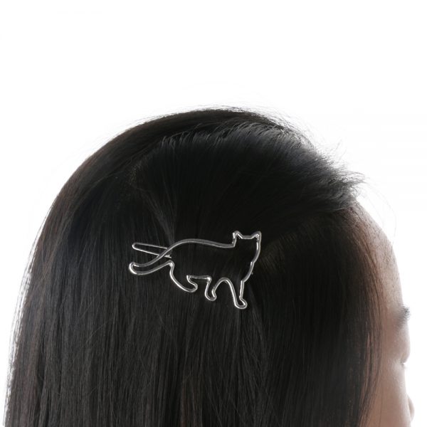 cat shaped hair clip Lovely Cat Shaped Hair Clip