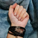 Cute Braided Infinity Love Cats Charm Bracelet