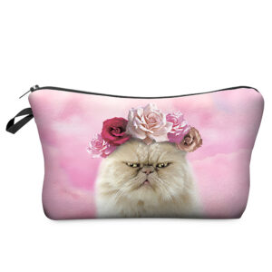 Kitty Cat Cosmetic Bag