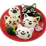 Cute Cat Sushi Nori Rice Mould