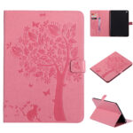 Cat Under Tree Leather Case Apple iPad 9.7"