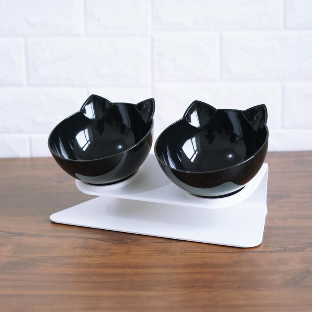 Ergonomic Cat Feeding Bowls KittyCat Gifts FREE SHIPPING