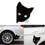 Peering Cat Car Decal