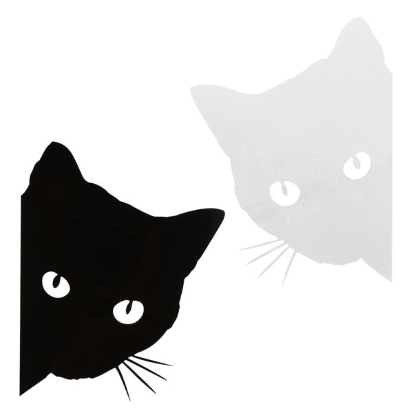 Peering Cat Car Decal