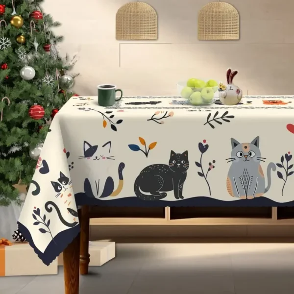 KittyCat Printed Tablecloth