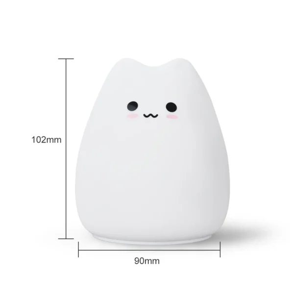 Kid's Bedroom Cute Cat LED Night Light
