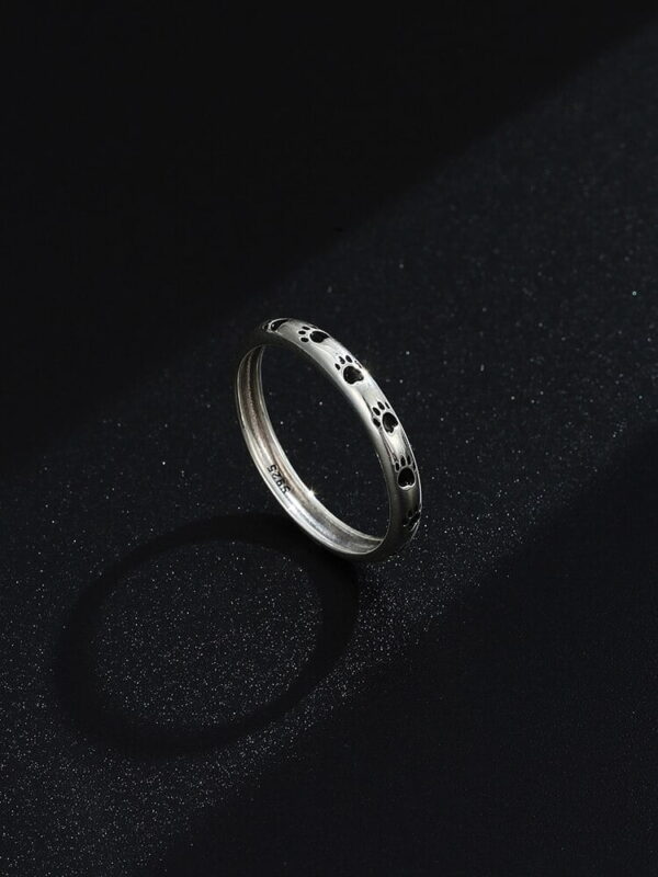Cute Cat Pawprints Ring Cute Cat Pawprints Ring