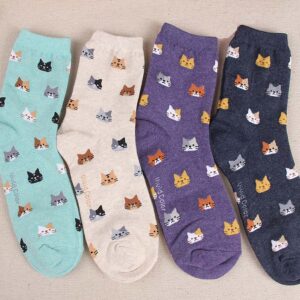 Women's Cute Cats Patterned Socks