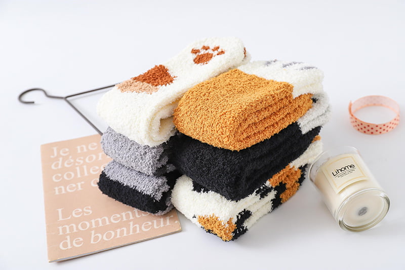 Warm Cat Designed Socks