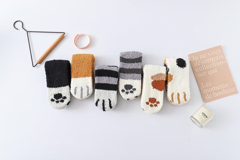 Warm Cat Designed Socks