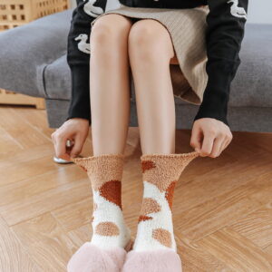 Warm Cat Designed Socks