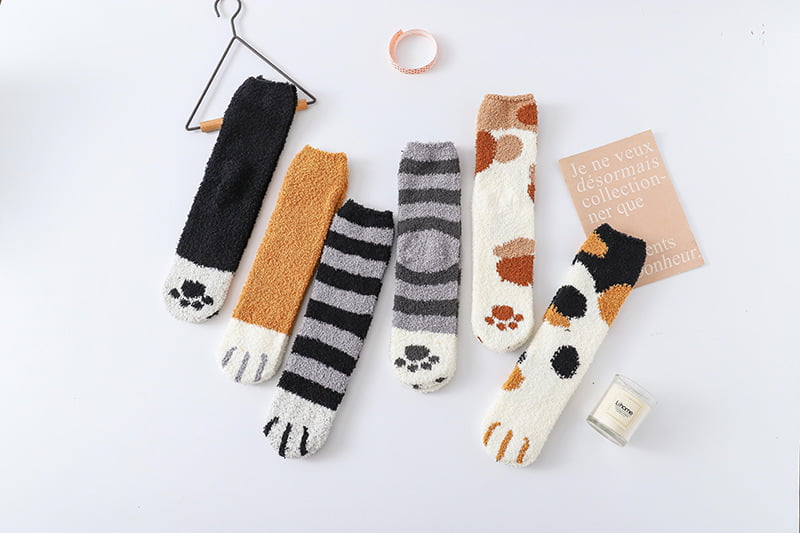 Warm Cat Designed Socks