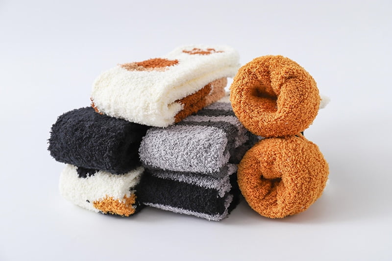 Warm Cat Designed Socks