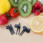 Black Cat Fruit Fork Set