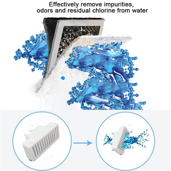 Kitty Cat Swan Water Fountain