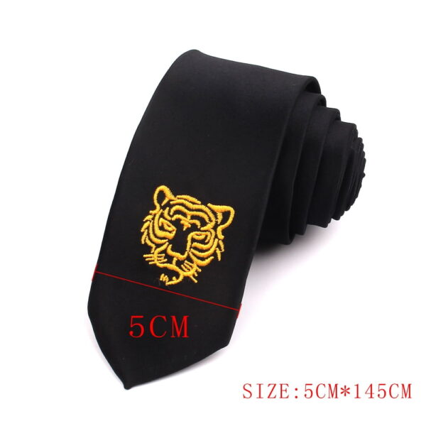 Embroidered Tie Embroidered Tie - Tiger