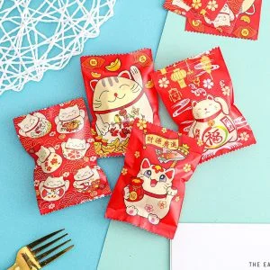 Chinese Style Kitty Cat Goodie Bags