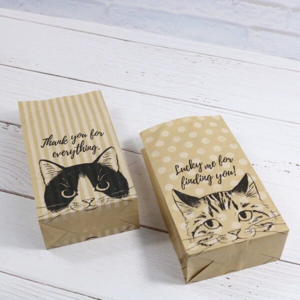 Paper Kitty Cat Gift Bags