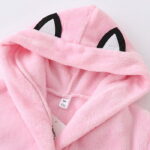 190333-pfrhzy.jpg Kid's Unisex Cat Hooded Bathrobe