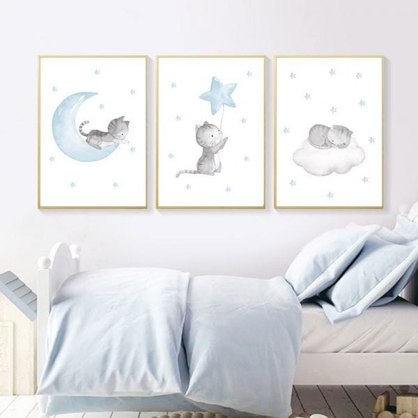 Cute Cat Posters for Nursery Cute Cat Posters for Nursery