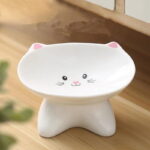 Cute Ceramic Pet Feeding Bowls