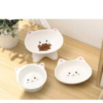 Cute Ceramic Pet Feeding Bowls