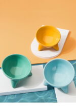 Cute Ceramic Non Slip Cat Bowl