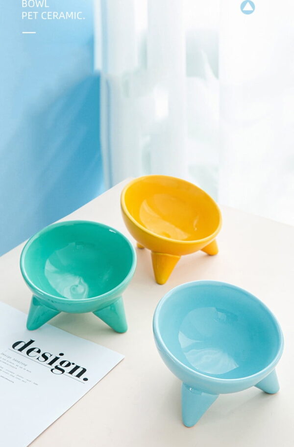 Cute Ceramic Non Slip Cat Bowl