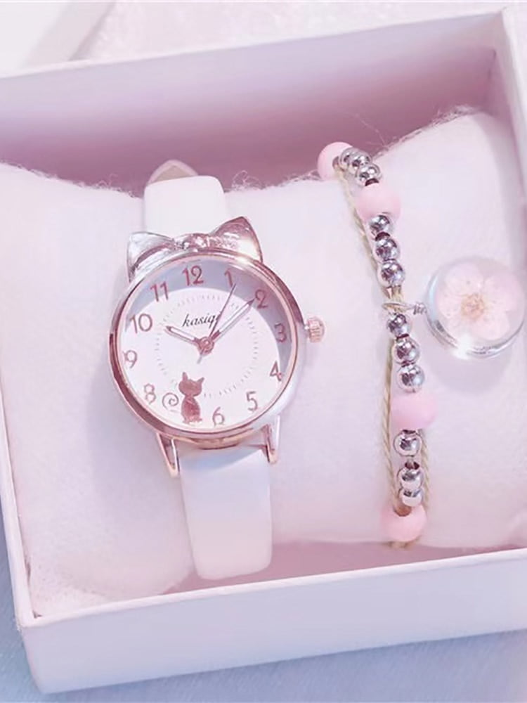 Girl's Quartz Kitty Cat Watch Girl's Quartz Kitty Cat Watch
