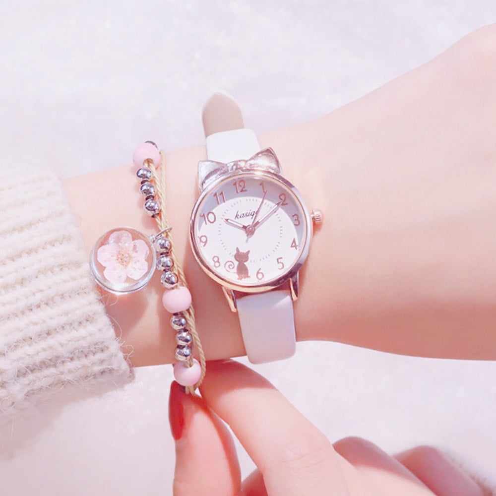 Girl's Quartz Kitty Cat Watch Girl's Quartz Kitty Cat Watch