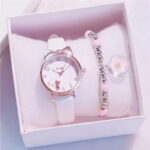 Girl's Quartz Kitty Cat Watch