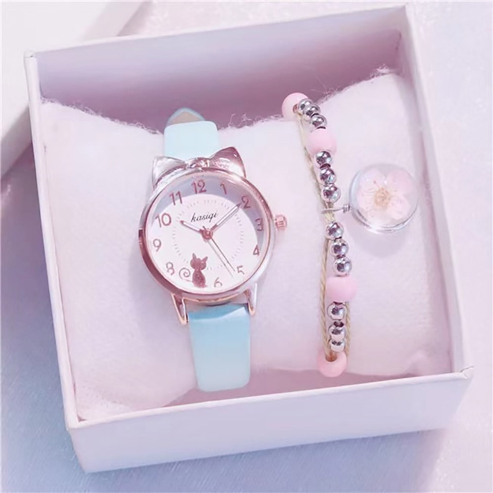 Girl's Quartz Kitty Cat Watch Girl's Quartz Kitty Cat Watch