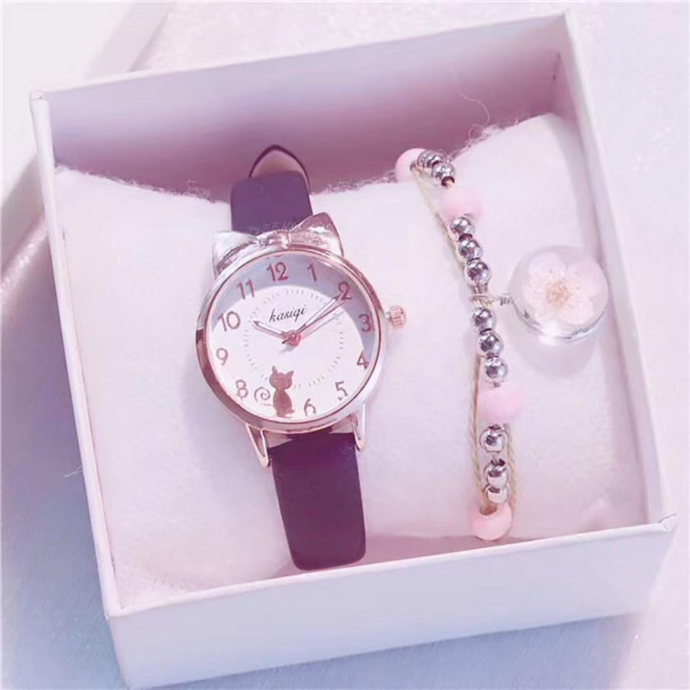 Girl's Quartz Kitty Cat Watch Girl's Quartz Kitty Cat Watch