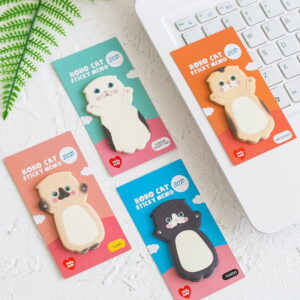 Kawaii Cat Memo Pads 8 Packs Set