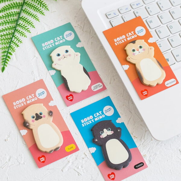 Kawaii Cat Memo Pads Kawaii Cat Memo Pads 8 Packs Set