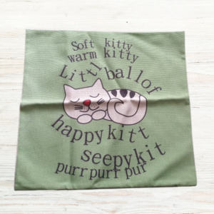 Warm Kitty, Soft Kitty - Cushion Cover